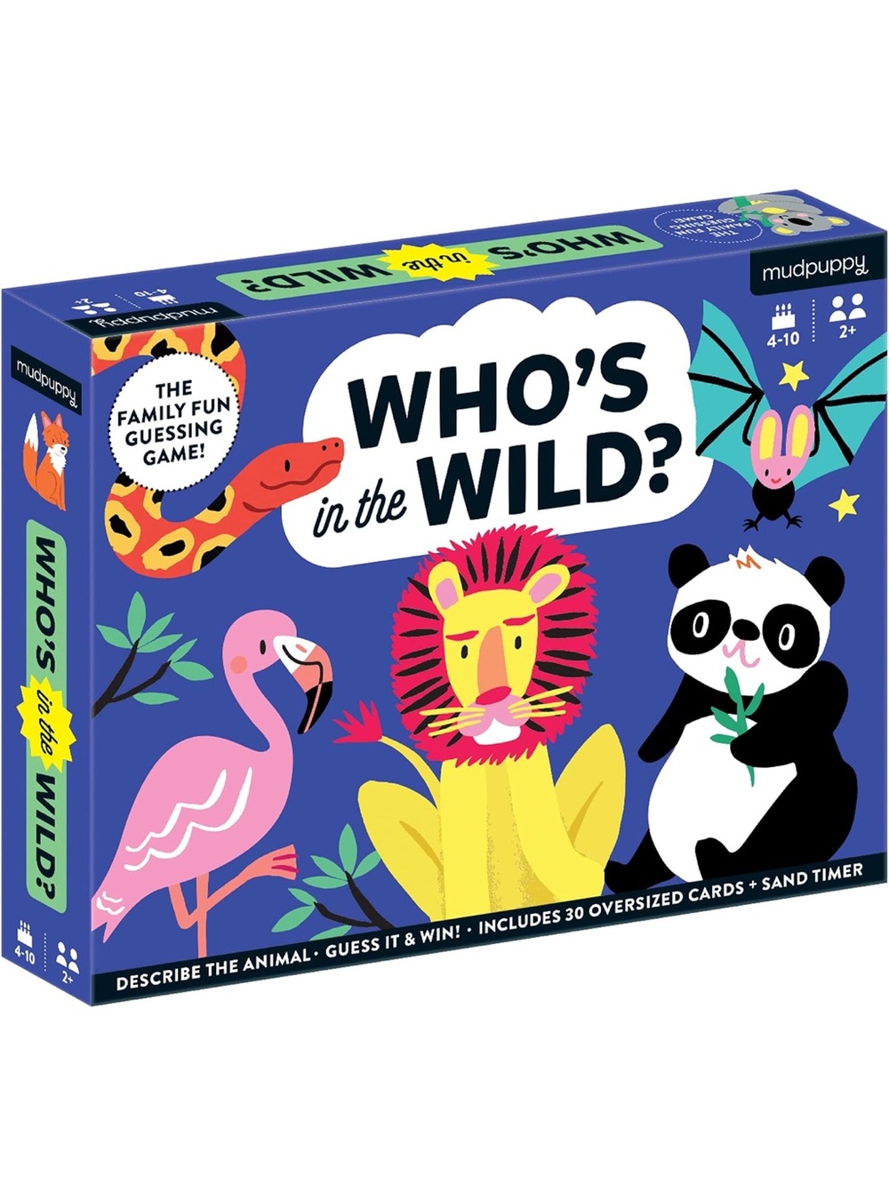 Mudpuppy Who’s in the Wild? Animal Guessing Game Kids Family Game
